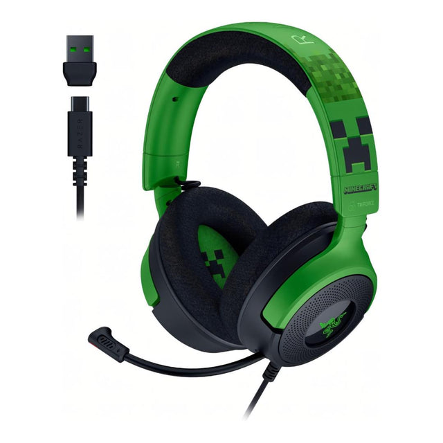 Razer Kraken V4 X RGB Wired USB Headset - Minecraft Edition RZ04-05180200-R3M1