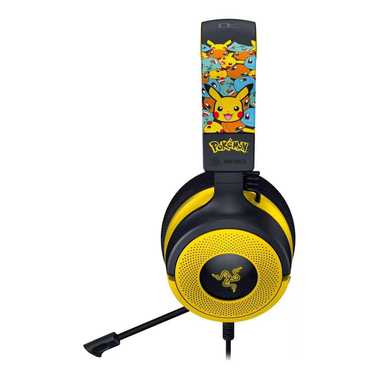 Razer Kraken V4 X Chroma RGB Pokémon Kanto Starters Edition USB Gaming Headset - Yellow RZ04-05180300-R3M1