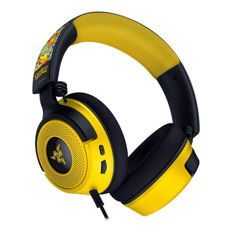 Razer Kraken V4 X Chroma RGB Pokémon Kanto Starters Edition USB Gaming Headset - Yellow RZ04-05180300-R3M1