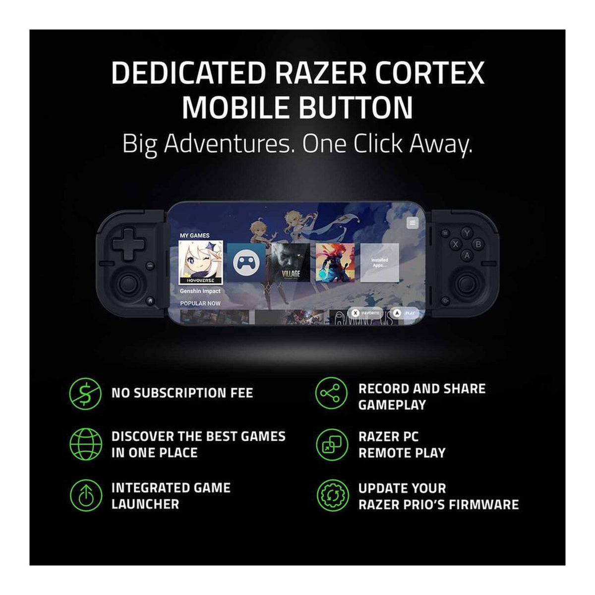 Razer Prio Foldable Type-C Gaming Controller RZ06-05190100-R3M1
