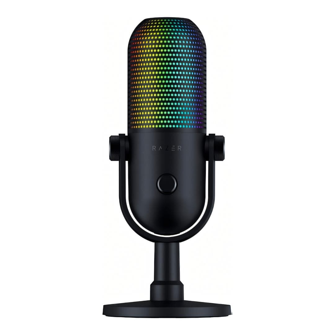 Razer Seiren V3 Chroma 32-bit DSP RGB USB Microphone - Black RZ19-05990100-R3M1