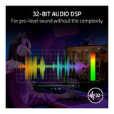 Razer Seiren V3 Chroma 32-bit DSP RGB USB Microphone - White RZ19-05990200-R3M1
