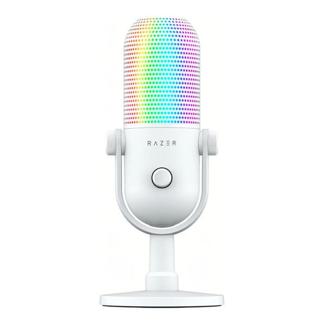 Razer Seiren V3 Chroma 32-bit DSP RGB USB Microphone - White RZ19-05990200-R3M1