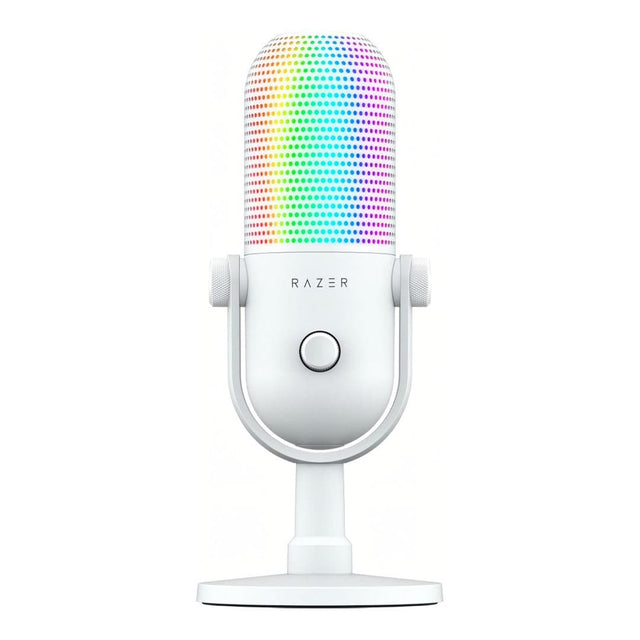 Razer Seiren V3 Chroma 32-bit DSP RGB USB Microphone - White RZ19-05990200-R3M1
