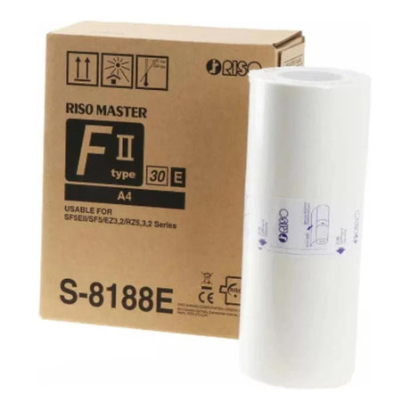 Riso Master Fii Type 30e A4 Printer Ink Cartridge Original S-8188E Single-pack