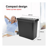 Parrot 5-sheet 6.8mm P2 Strip Cut Paper Shredder S100