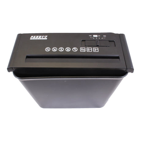 Parrot 5-sheet 6.8mm P2 Strip Cut Paper Shredder S100