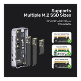 Unitek SolidForce Reefer TurboCool M.2 USB4 SSD Enclosure S1242AGY01