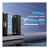 Unitek USB4 4-Bay M.2 SSD Docking Station S1243BGY01-EU