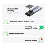 Unitek SolidForce Smart Anti-Loss M.2 NVMe SSD Enclosure 10Gbps with Apple Find My Space Grey S1251A