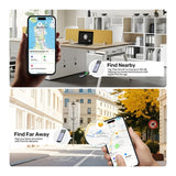 Unitek SolidForce Smart Anti-Loss M.2 NVMe SSD Enclosure 10Gbps with Apple Find My Space Grey S1251A