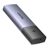 Unitek SolidForce Smart Anti-Loss M.2 NVMe SSD Enclosure 10Gbps with Apple Find My Space Grey S1251A