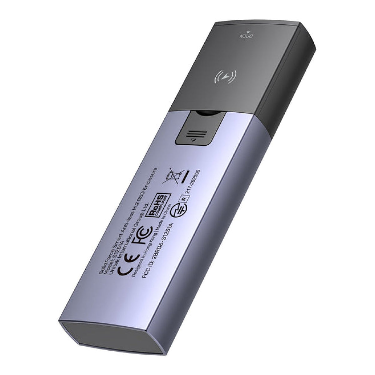 Unitek SolidForce 10Gbps Smart Anti-Loss M.2 NVMe SSD Enclosure S1251AGY01