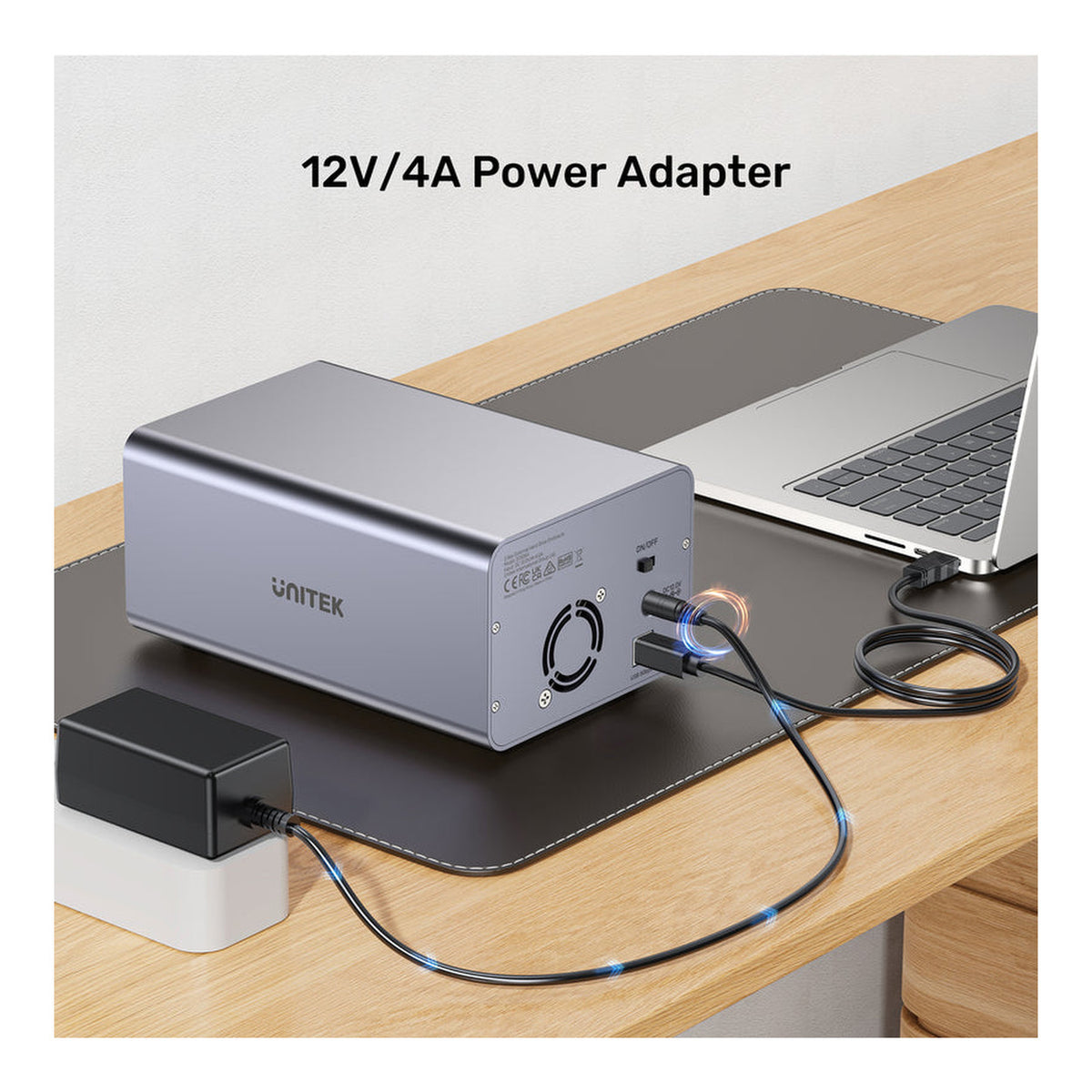 Unitek 2-bay External HDD Enclosure S1308A01-UK