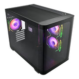 FSP S380-BA ARGB M-ATX Mid-Tower Gaming PC Case Black