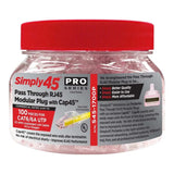 Simply45 ProSeries CAT6A RJ45 Unshielded Network Connectors S45-1700P