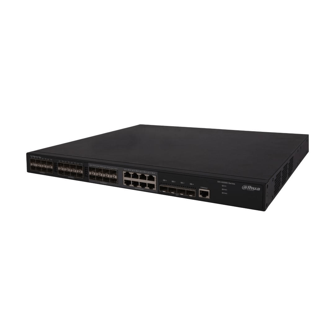 Dahua 24xGE SFP + 4xCombo GE + 4x 10G SFP+ L2 Plus Managed Switch S5500-24GF4XF-E