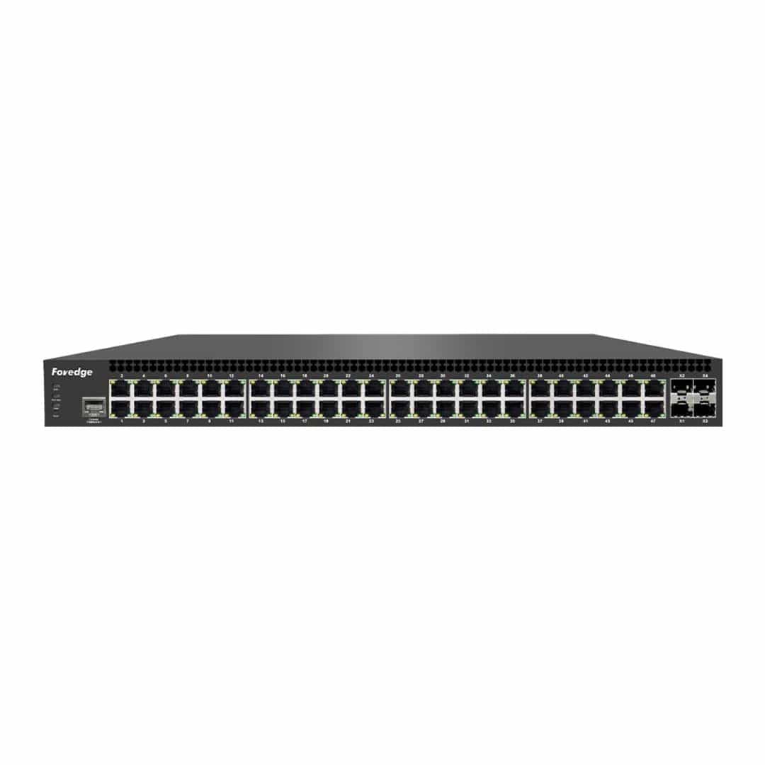 Foredge 10G Uplink 48-port Gigabit L3 PoE 700W Managed Switch S5700-48GP-4TFR-700W