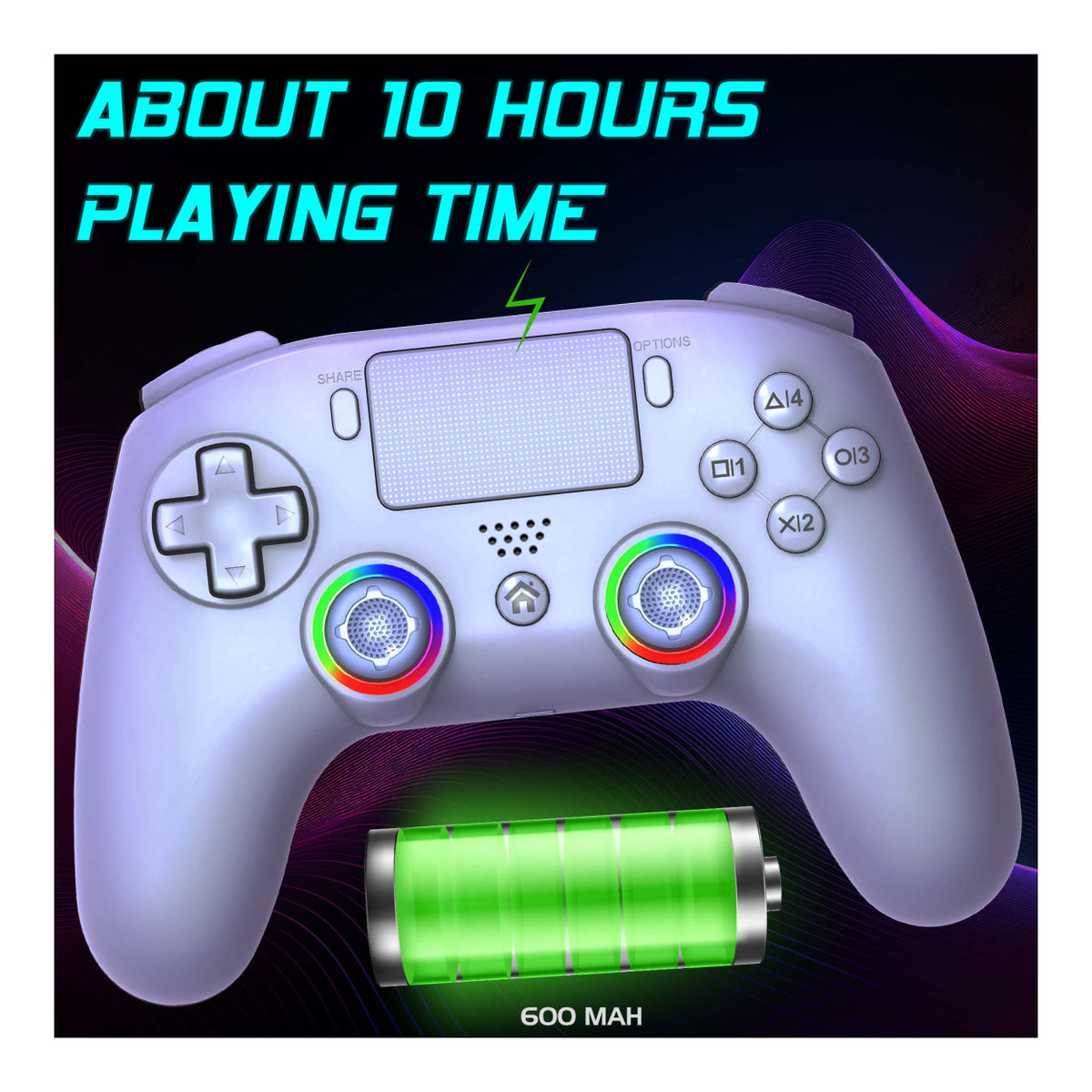Subsonic Wireless PS5 Controller - White SA5716-2