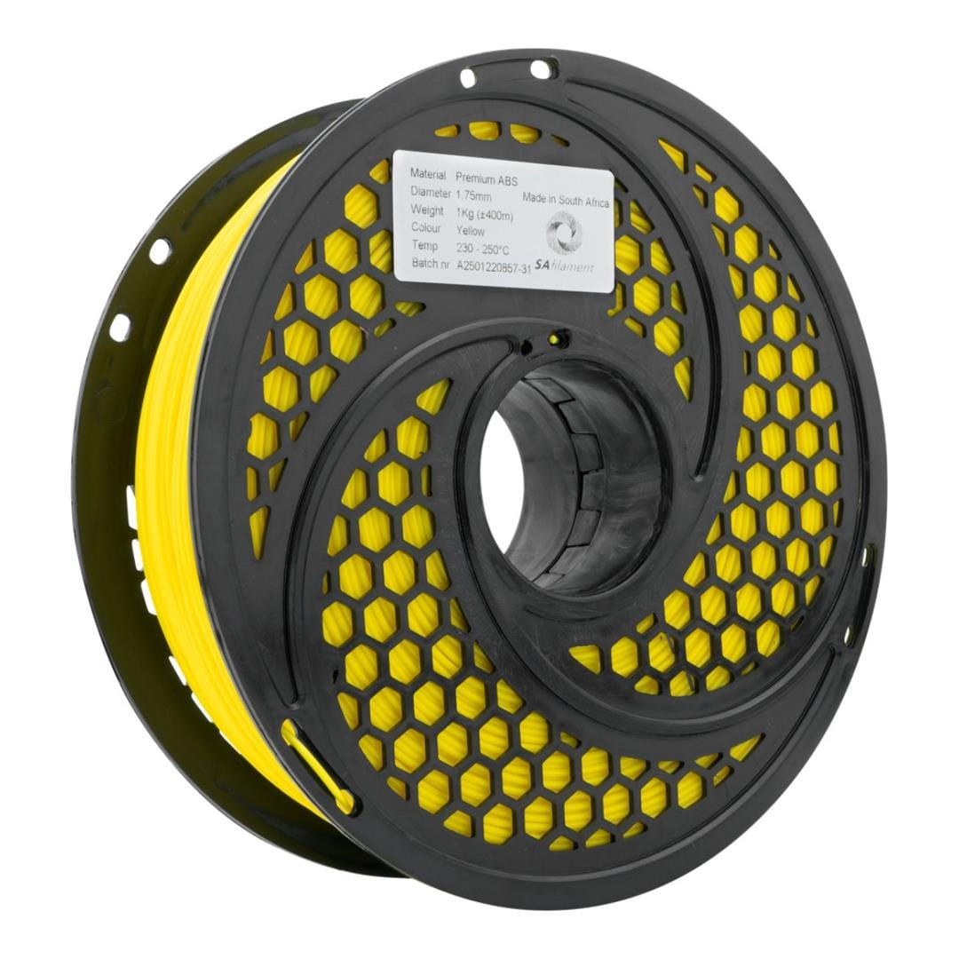 SA Filament ABS Premium Filament 1kg - Yellow SAF-ABSPRE-A06