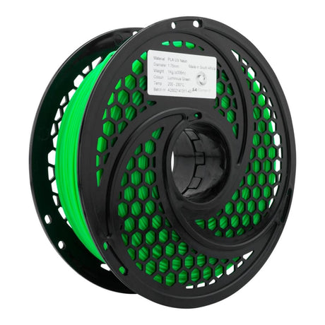 SA Filament PLA UV Neon Filament 1Kg - Luminous Green SAF-PLA-D07