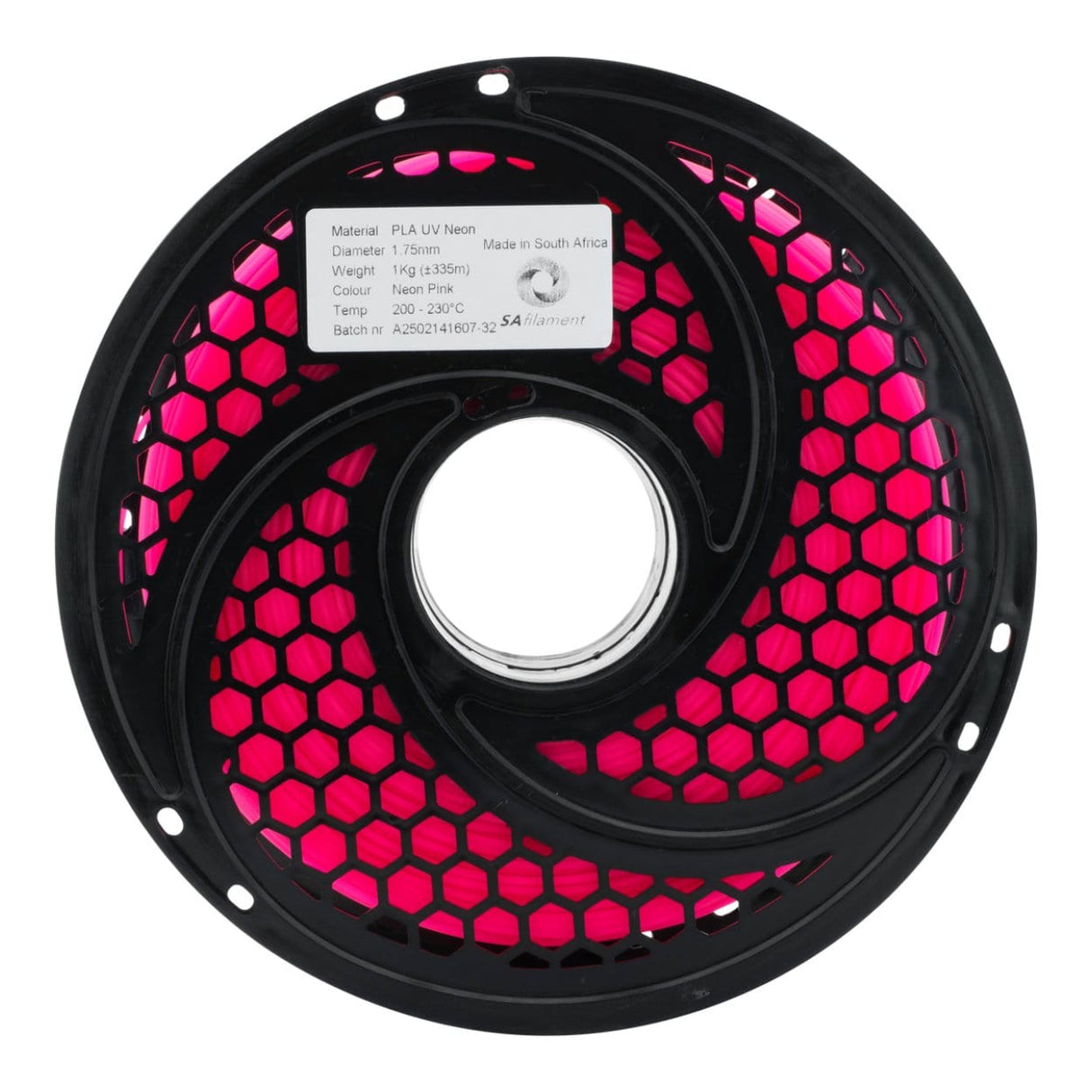 SA Filament PLA UV Neon Filament 1Kg - Pink SAF-PLA-D10