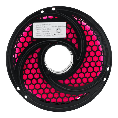 SA Filament PLA UV Neon Filament 1Kg - Pink SAF-PLA-D10