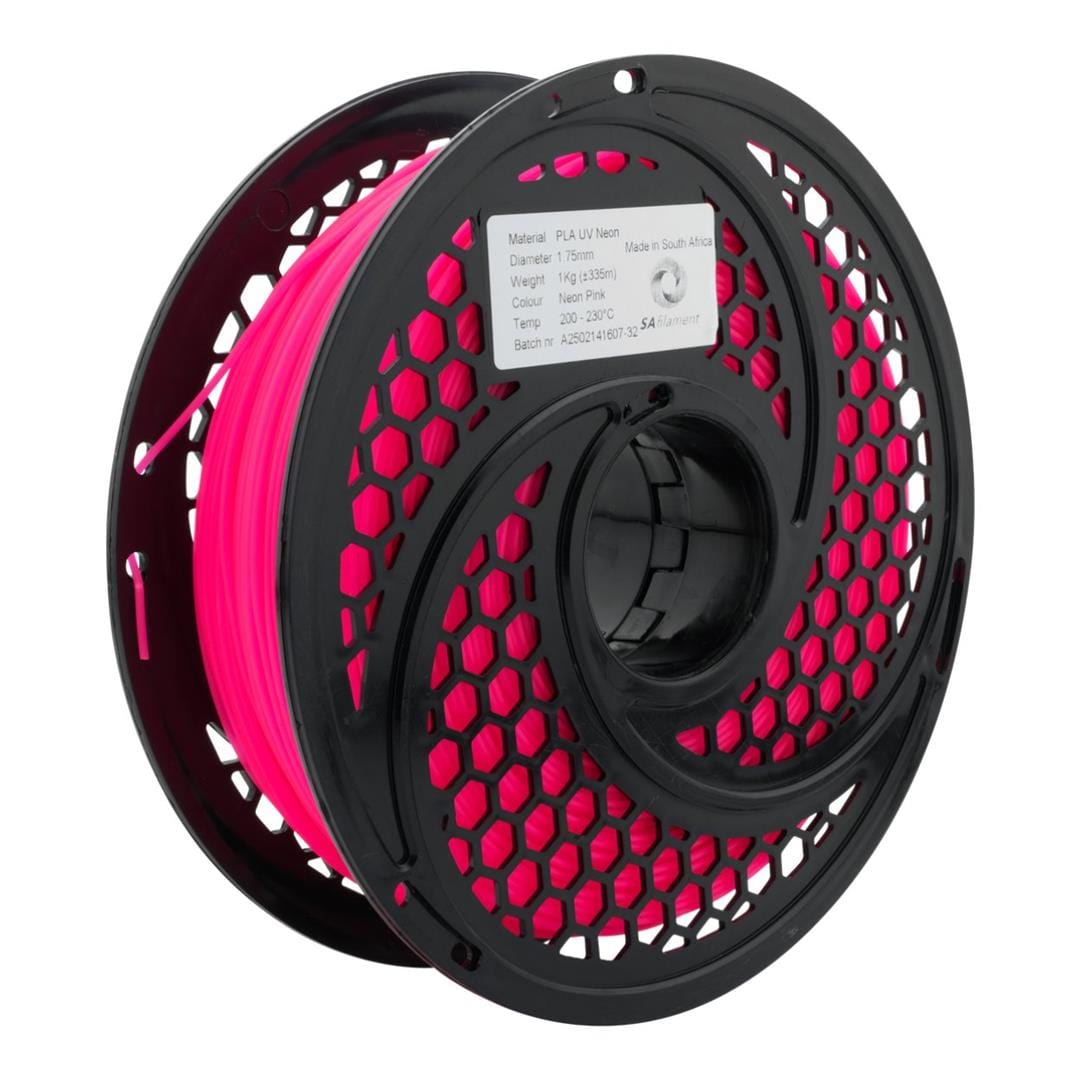 SA Filament PLA UV Neon Filament 1Kg - Pink SAF-PLA-D10