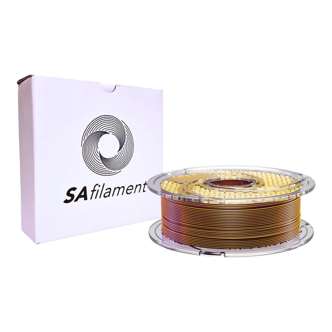 SA Filament 1.75mm Dual Silk PLA 750g Filament Golden Indigo SAF-PLADU-C43