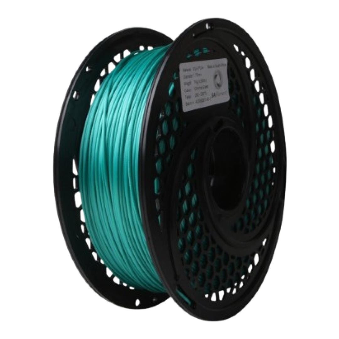SA Filament 1Kg PLA Plus 1.75mm Chrome Filament Green SAF-PLAPLUS-H07