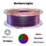 SA Filament PLA Tri Silk Filament 750g - Northern Lights SAF-PLATRIC45-NL