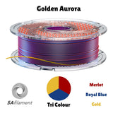 SA Filament PLA Tri Silk Filament 750g - Golden Aurora SAF-PLATRIC46-GA