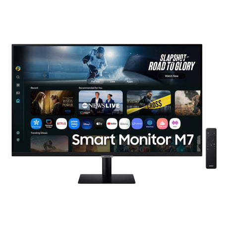 Samsung M7 M70F 32-inch 4K UHD Smart Monitor + Logitech MK295 + Logitech Brio 100 Webcam Bundle