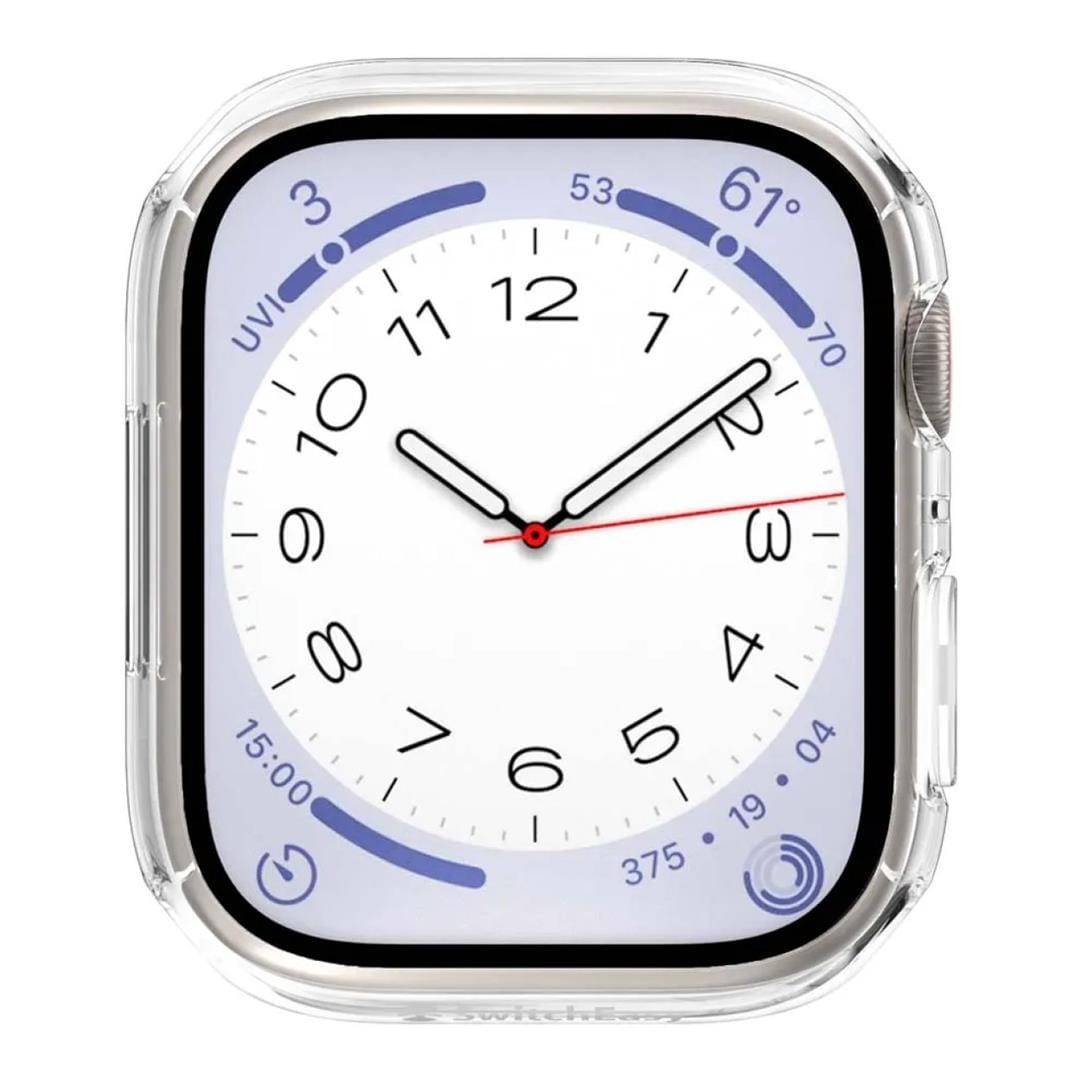 SwitchEasy Hybrid Tempered Glass Protective Case for Apple Watch SAW241089TR22
