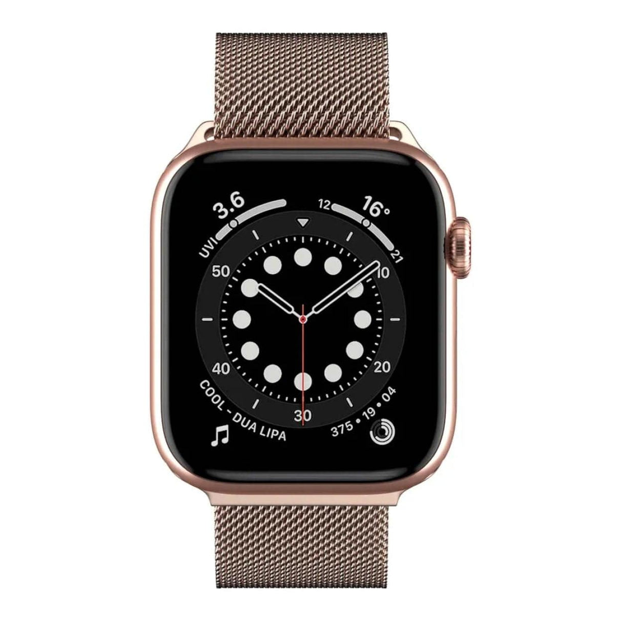 SwitchEasy Mesh 45mm Stainless Steel Loop for Apple Watch - Rose Gold SAW245032RG22