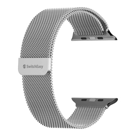 SwitchEasy Mesh 45mm Stainless Steel Loop for Apple Watch - Silver SAW245032SV22