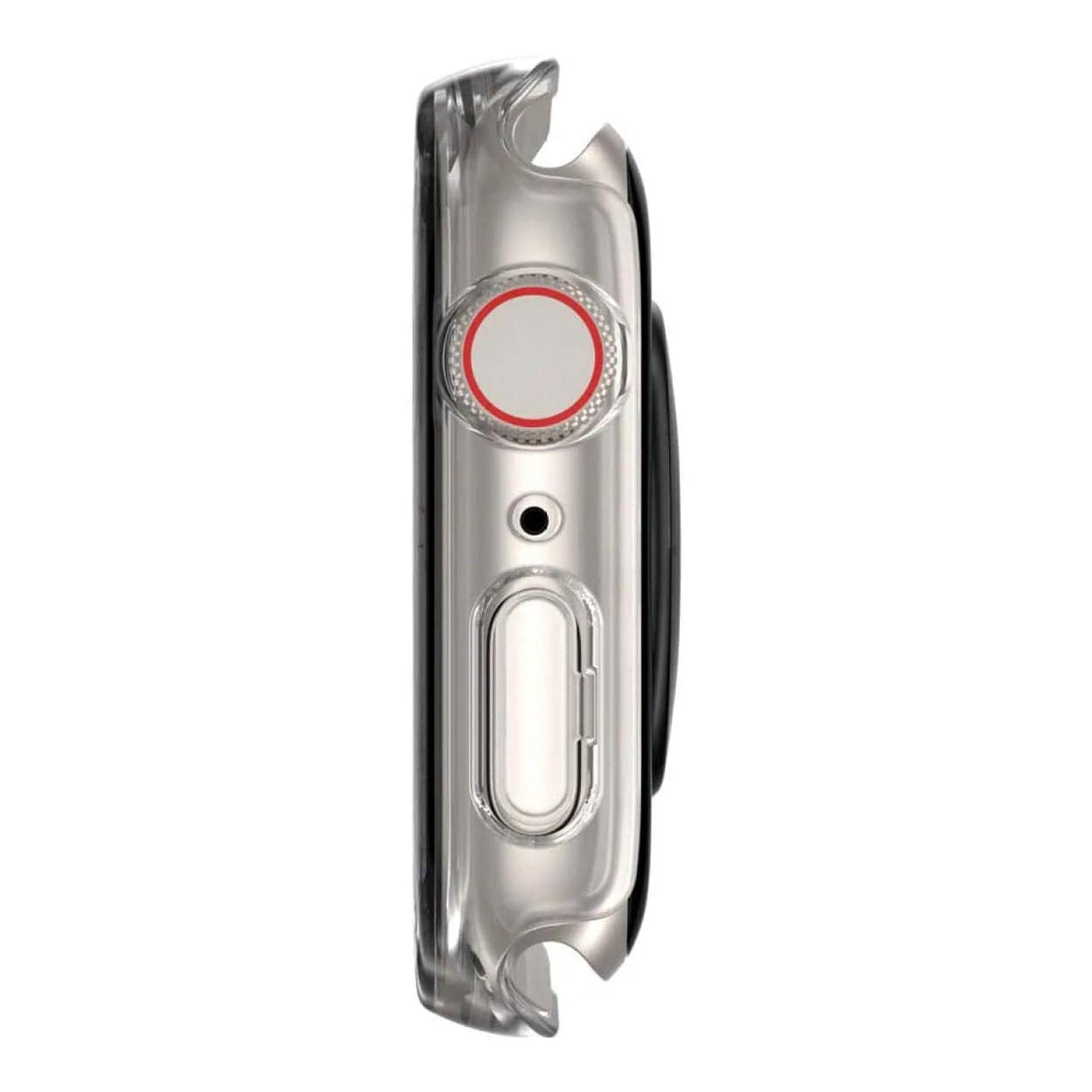 SwitchEasy Hybrid Tempered Glass Protective Case for Apple Watch SAW2A5089TR22