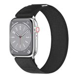 SwitchEasy 49mm Flex Woven Nylon Watch Loop for Apple Watch Black SAW459161BK23