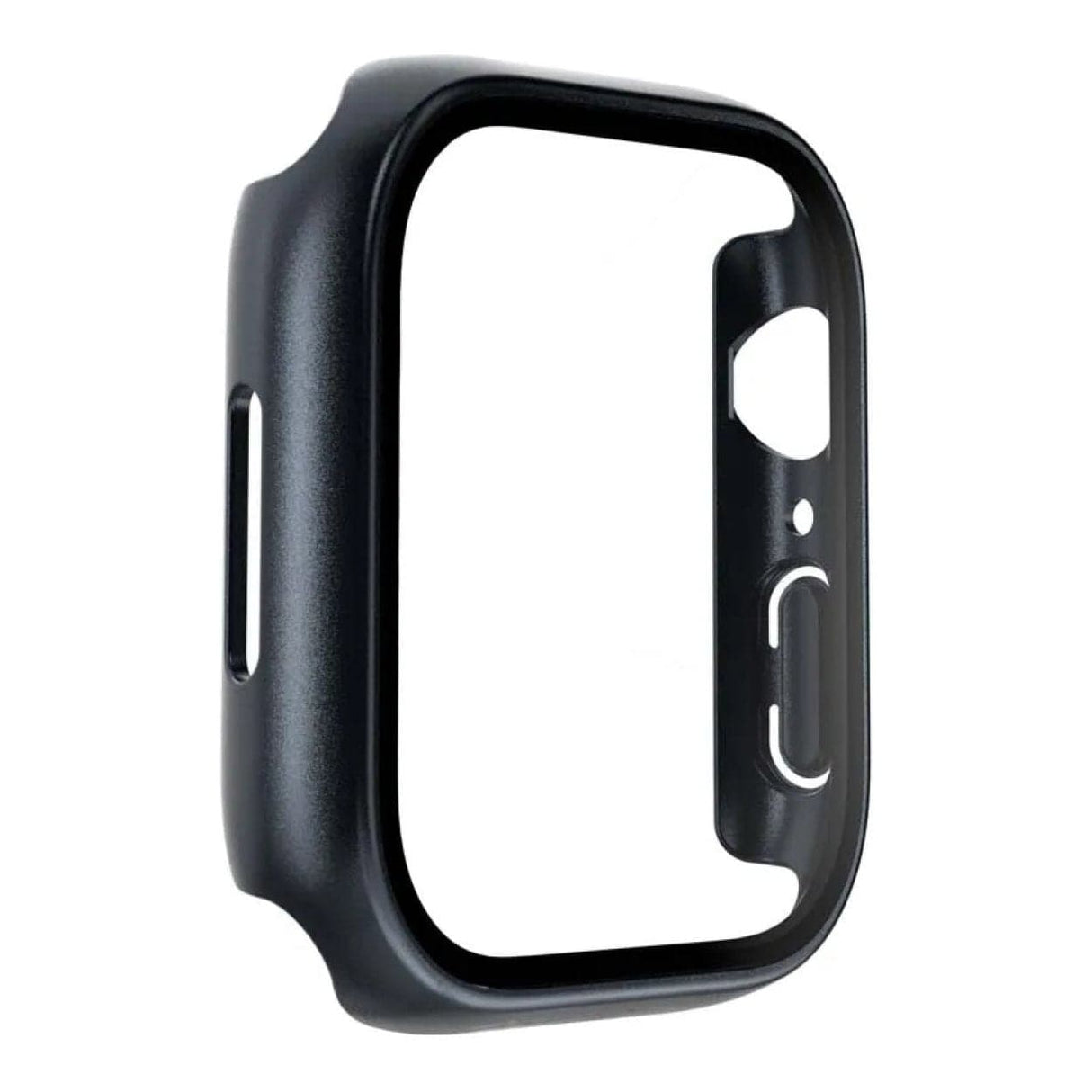 SwitchEasy Hybrid Tempered Glass Protective Case for Apple Watch Midnight SAW841089MG22