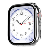 SwitchEasy Hybrid Tempered Glass Protective Case for Apple Watch Sliver SAW841089SV22