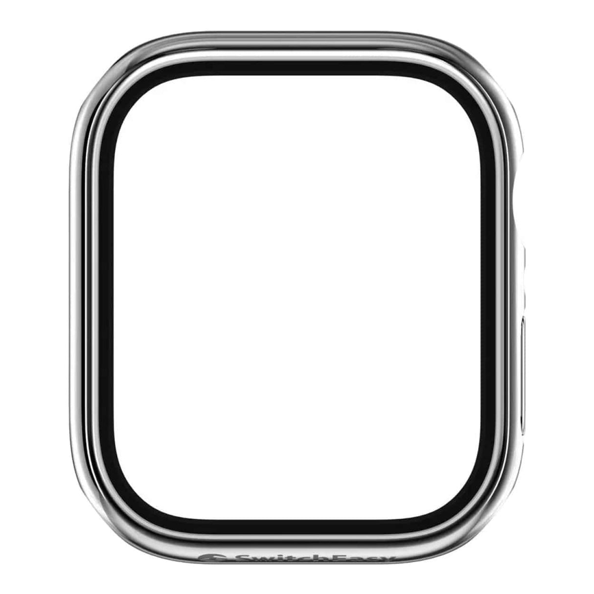 SwitchEasy Hybrid Tempered Glass Protective Case for Apple Watch Sliver SAW841089SV22