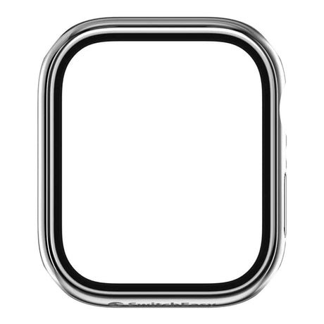SwitchEasy Hybrid Tempered Glass Protective Case for Apple Watch Sliver SAW841089SV22