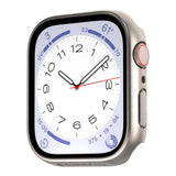 SwitchEasy Hybrid Tempered Glass Protective Case for Apple Watch Titanium SAW841089TT22