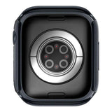 SwitchEasy Hybrid Tempered Glass Protective Case for Apple Watch Case Midnight SAW845089MG22