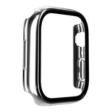 SwitchEasy Hybrid Tempered Glass Protective Case for Apple Watch Case Sliver SAW845089SV22