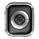 SwitchEasy Hybrid Tempered Glass Protective Case for Apple Watch Case Sliver SAW845089SV22