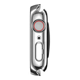 SwitchEasy Hybrid Tempered Glass Protective Case for Apple Watch Case Sliver SAW845089SV22