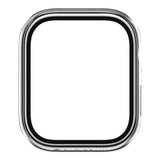 SwitchEasy Hybrid Tempered Glass Protective Case for Apple Watch Case Sliver SAW845089SV22