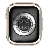 SwitchEasy Hybrid Tempered Glass Protective Case for Apple Watch Case Titanium SAW845089TT22