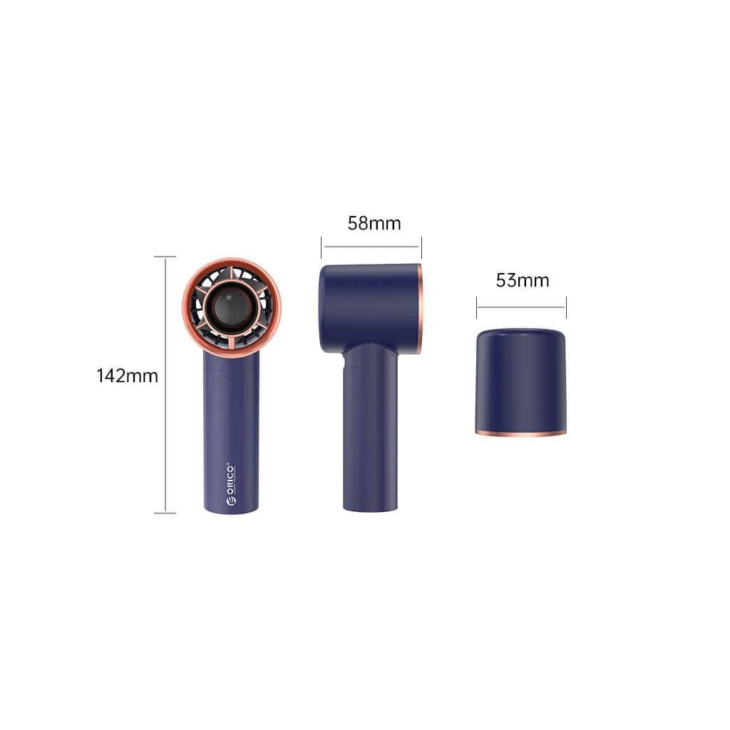 Orico Handheld Portable Fan Blue SC-9S-BL-BP